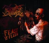 BONE GNAWER „Feast of Flesh” - okładka