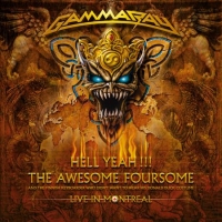 GAMMA RAY „Hell Yeah! The Awesome Foursome DVD” - okładka