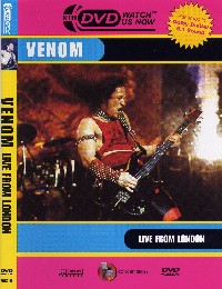 VENOM „Live from London - DVD” - okładka