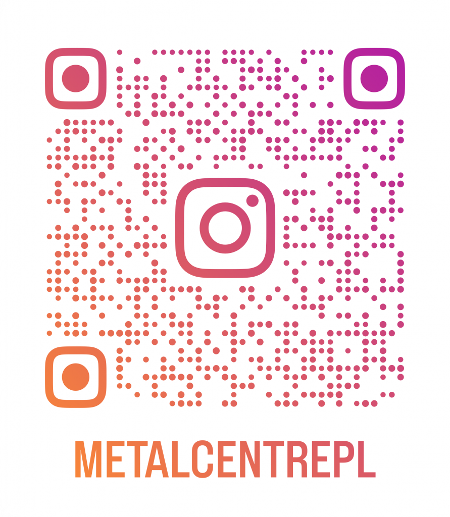 Metal Centre PL kod QR Instagram 