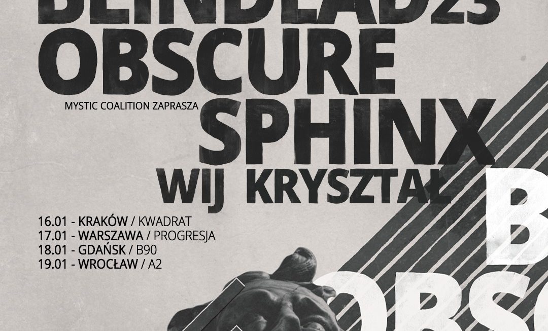 BLINDEAD 23 i OBSCURE SPHINX na wspólnej trasie