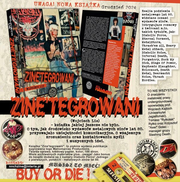 „Zine’tegrowani” książka Wojciecha Lisa o środowisku wydawców metalowych zinów lat 80