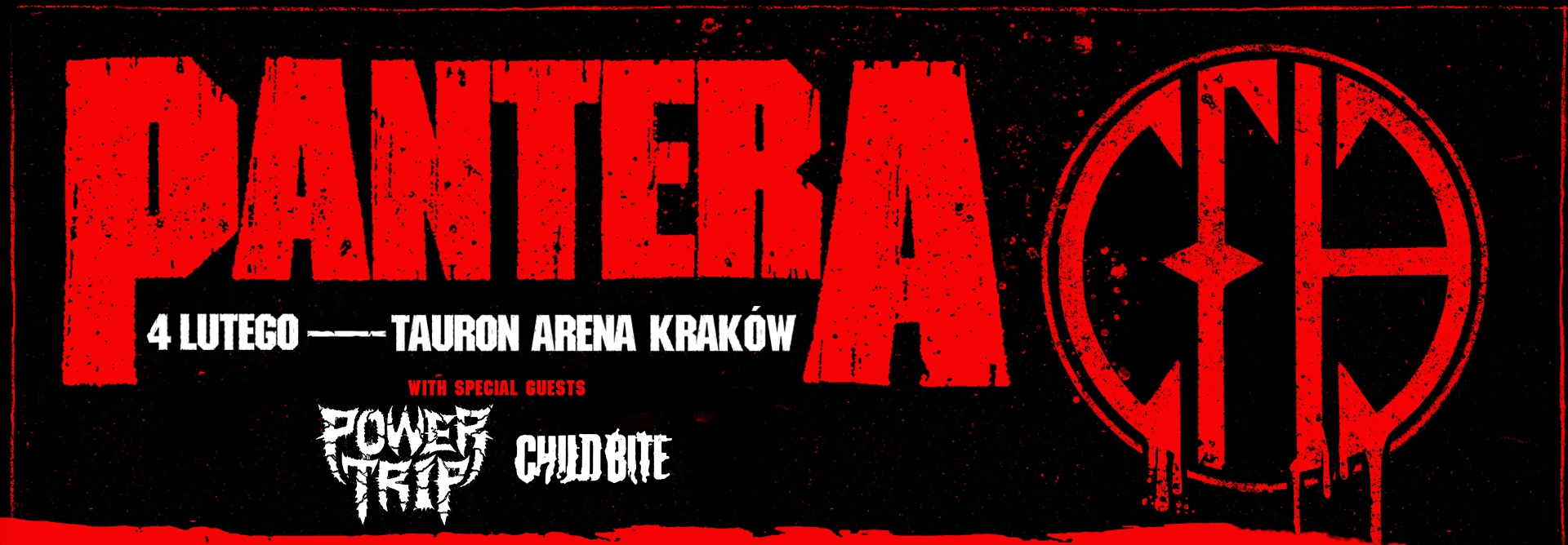 PANTERA, POWER TRIP, CHILD BITE – 4.02.2025, Tauron Arena, Kraków